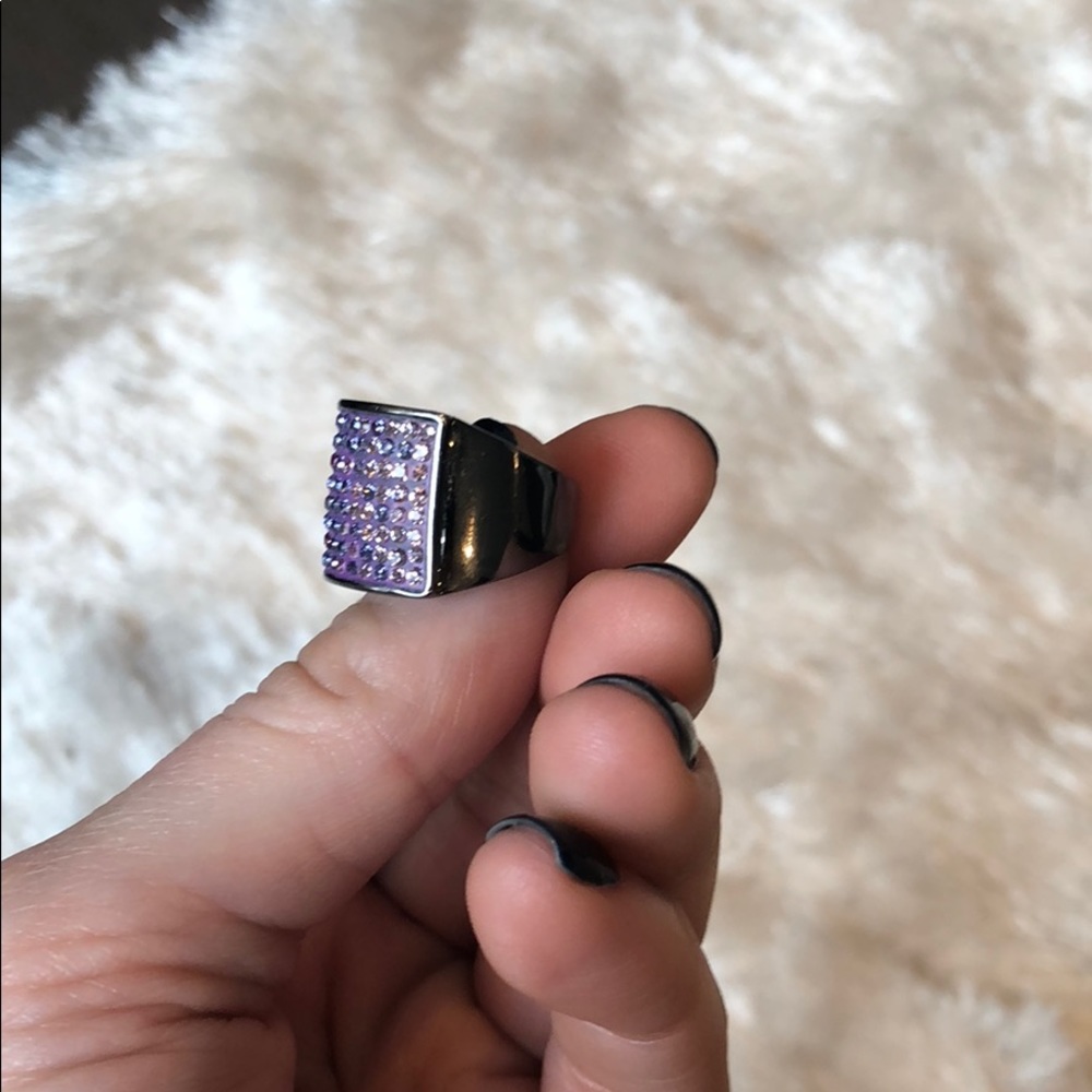 Purple Studded Ring - Picture 4 of 5